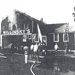 1953 Willinskys Cafe Fire