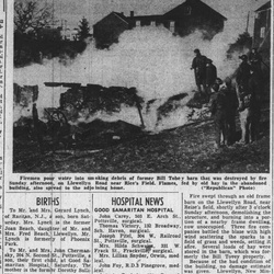 1953 Llewellyn Road Tobey Barn Fire