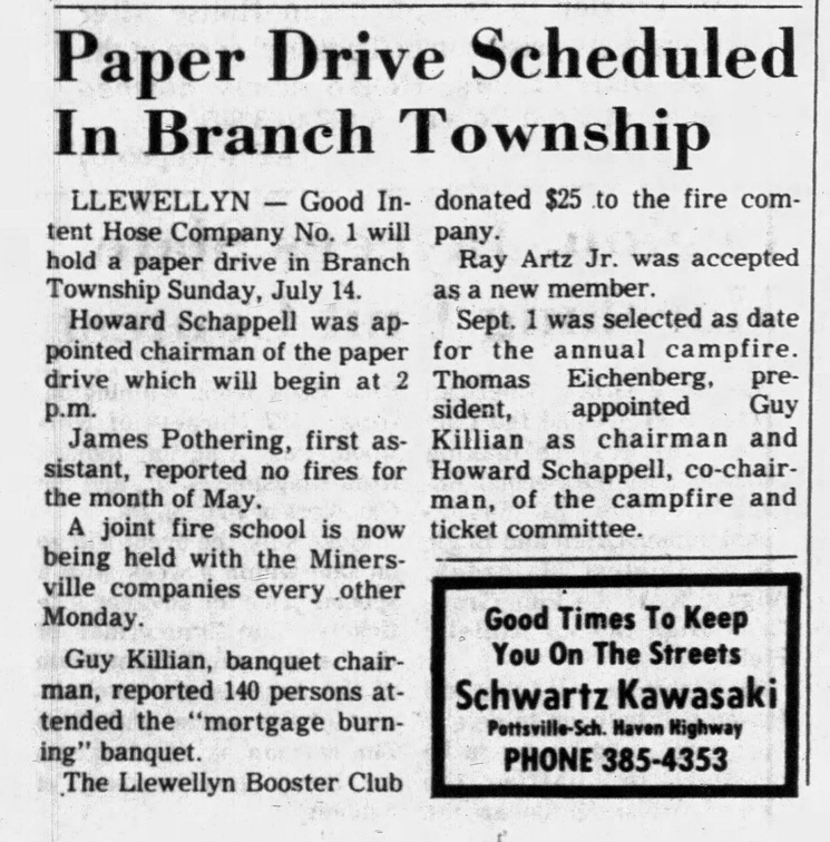 Pottsville Republican Thu  Jun 27  1974 