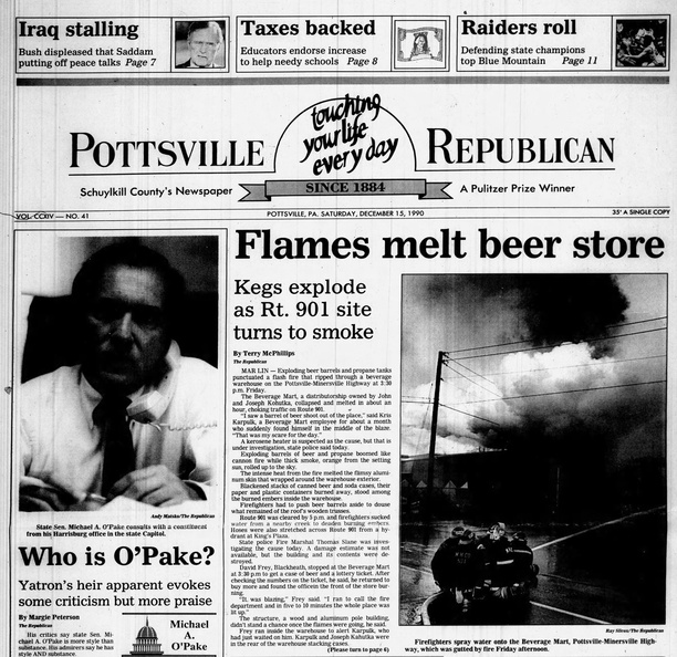 Pottsville Republican Sat  Dec 15  1990  (1)
