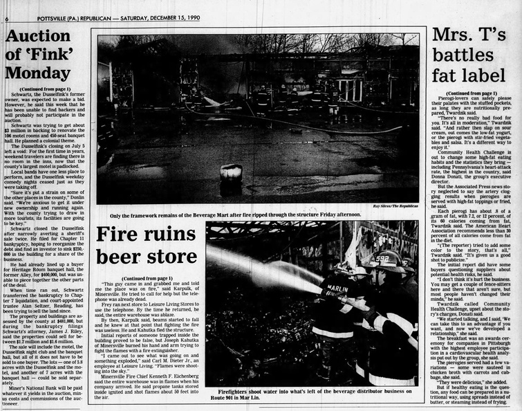 Pottsville Republican Sat  Dec 15  1990 