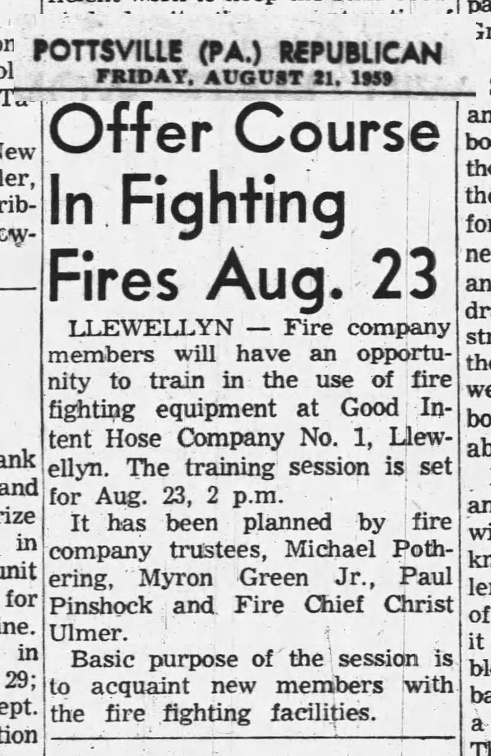FF Course GIHC Aug 21 1959 